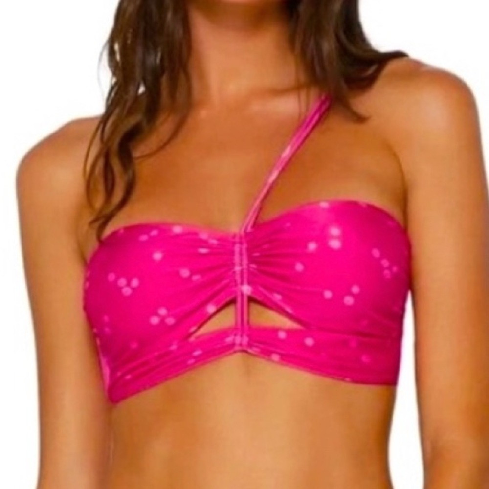 NWT Brigitte Pink Georgia bikini top (M)